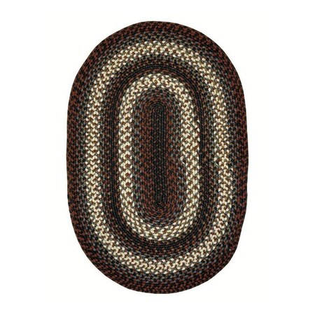 Homespice Decor Montgomery Indoor - Outdoor Braided Rug - 2 ft. 3 in. x 3 ft. 9 in. Montgomery 300249